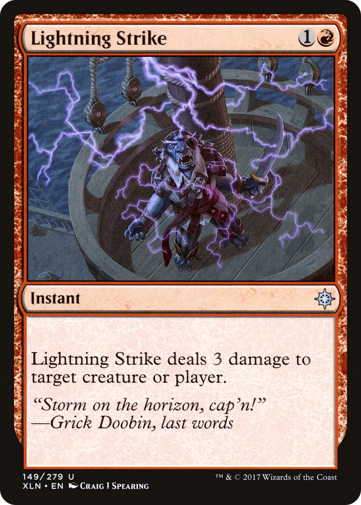 Lightning Strike (XLN-149) - Ixalan Foil