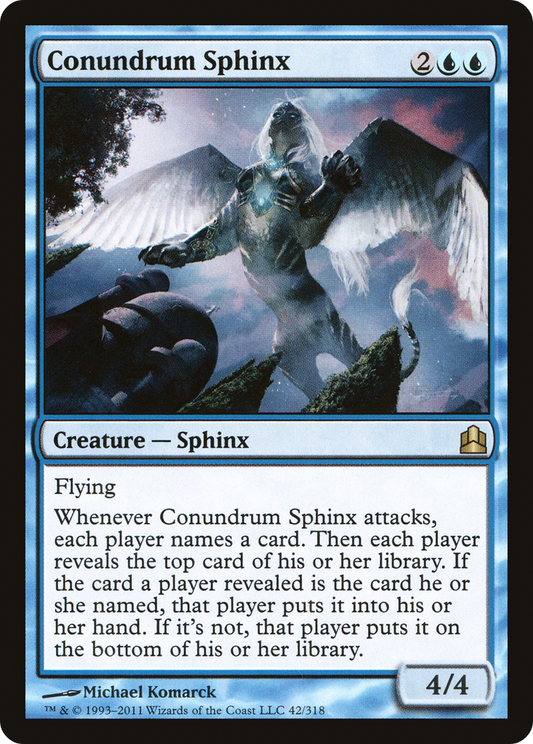 Conundrum Sphinx (CMD-042) - Commander 2011