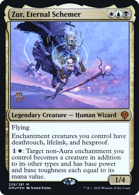 Zur, Eternal Schemer (PDMU-228S) - Dominaria United Promos Foil