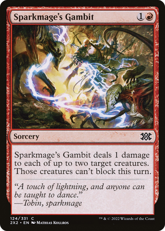 Sparkmage's Gambit (2X2-124) - Double Masters 2022