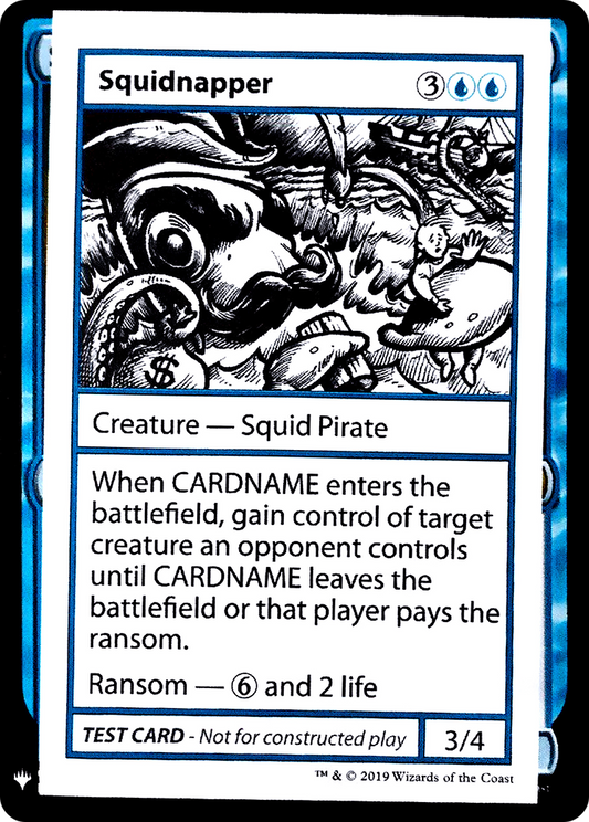 Squidnapper (CMB1-029) - Mystery Booster Playtest Cards 2019