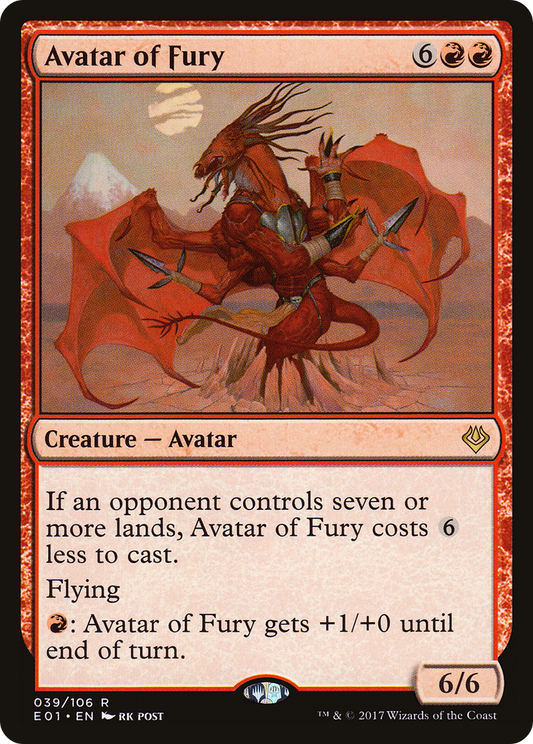 Avatar of Fury (E01-039) - Archenemy: Nicol Bolas