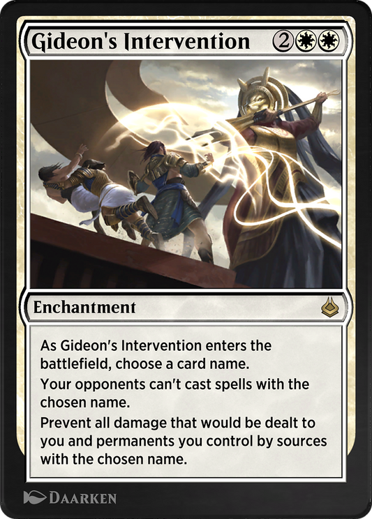 Gideon's Intervention (AKR-020) - Amonkhet Remastered