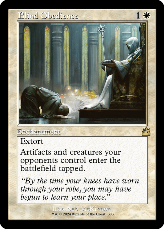 Blind Obedience (Retro Frame) (RVR-303) - Ravnica Remastered