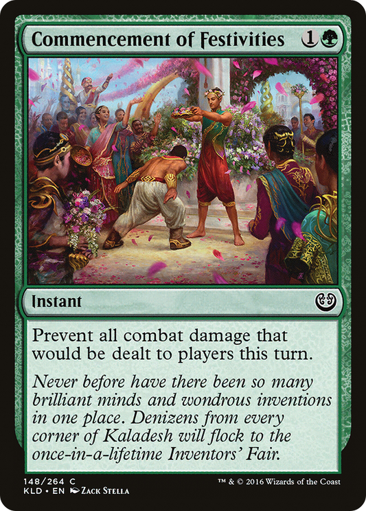 Commencement of Festivities (KLD-148) - Kaladesh Foil