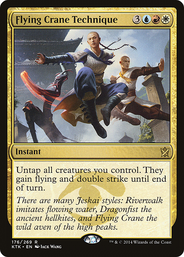 Flying Crane Technique (KTK-176) - Khans of Tarkir