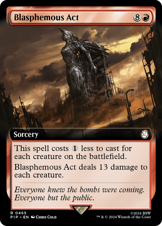 Blasphemous Act (PIP-465) - Fallout: (Extended Art) Foil