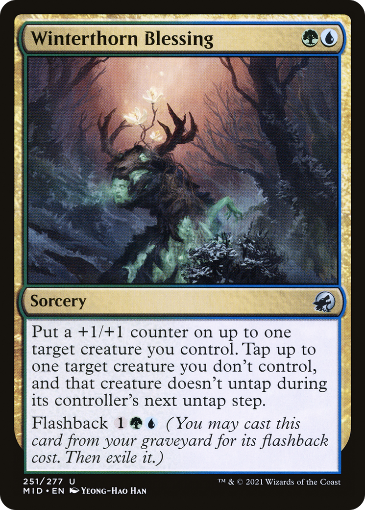 Winterthorn Blessing (MID-251) - Innistrad: Midnight Hunt Foil