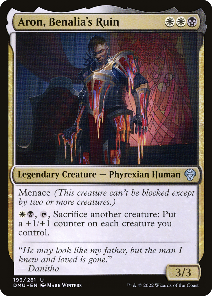 Aron, Benalia's Ruin (DMU-193) - Dominaria United