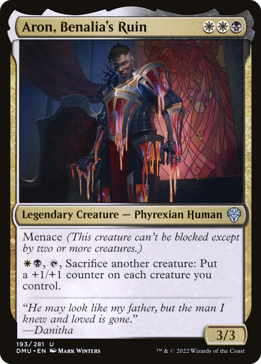 Aron, Benalia's Ruin (DMU-193) - Dominaria United