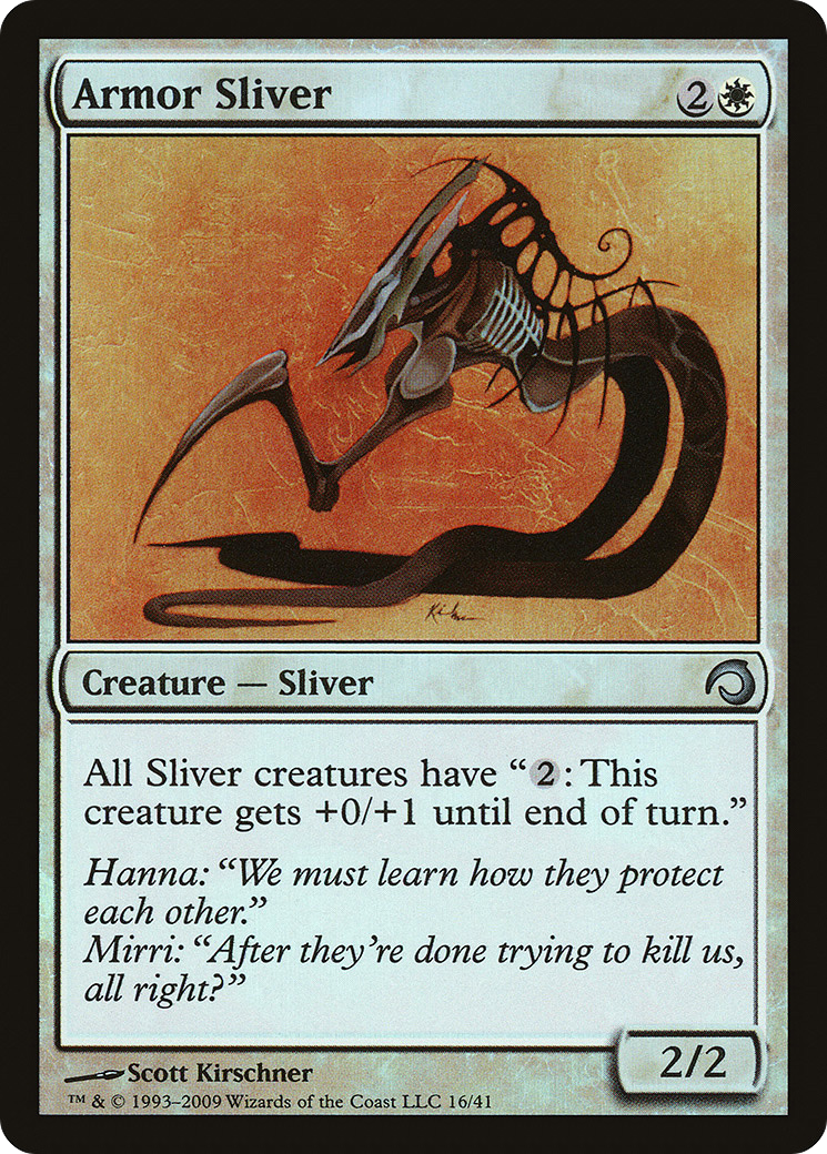 Armor Sliver (H09-016) - Premium Deck Series: Slivers Foil