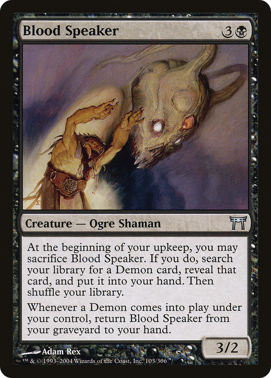Blood Speaker (CHK-103) - Champions of Kamigawa Foil