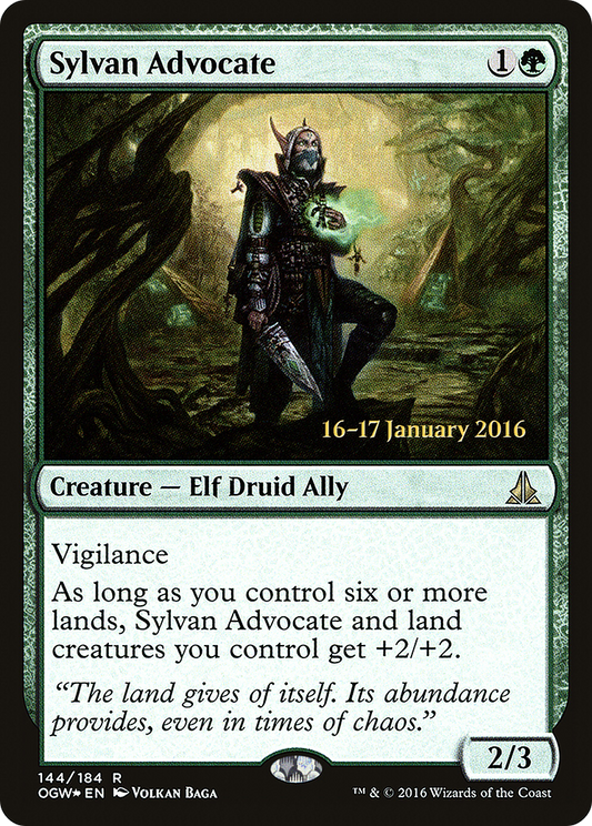 Sylvan Advocate (POGW-144S) - Oath of the Gatewatch Promos Foil