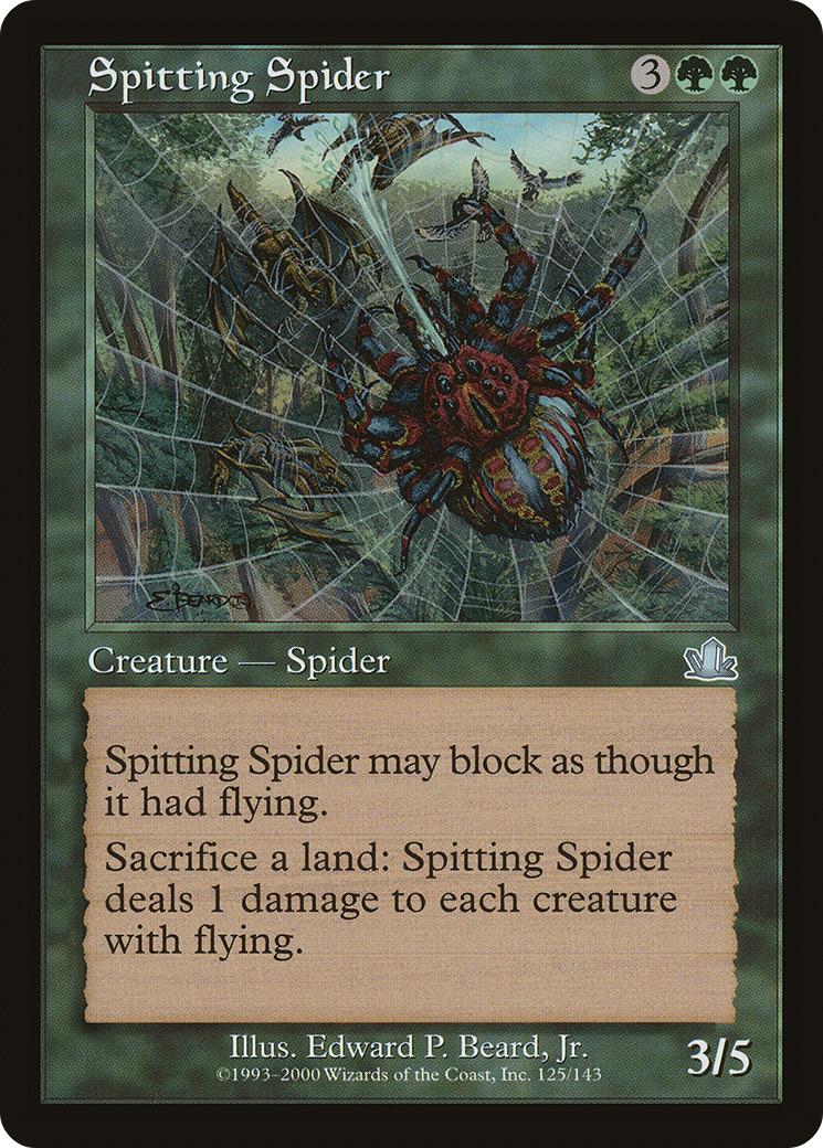 Spitting Spider (PCY-125) - Prophecy Foil