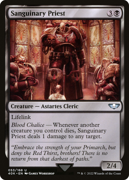 Sanguinary Priest (40K-053) - Warhammer 40,000 Commander