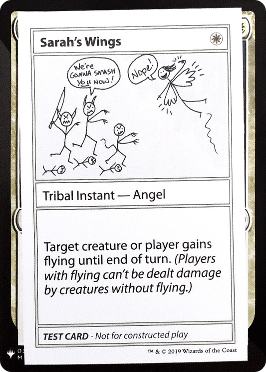 Sarah's Wings (CMB1-011) - Mystery Booster Playtest Cards 2019