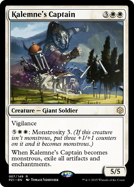 Kalemne's Captain (PZ1-007) - Legendary Cube Prize Pack