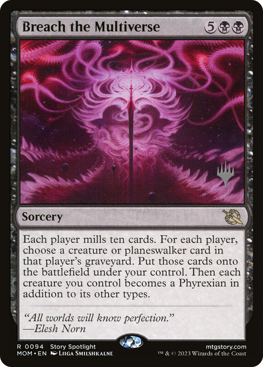 Breach the Multiverse (PMOM-94P) - March of the Machine Promos Foil