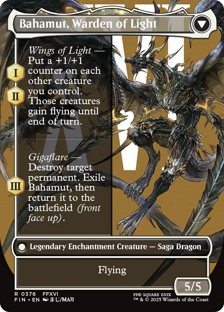 Dion, Bahamut's Dominant (Borderless) (FIN-376) - FINAL FANTASY (Borderless)