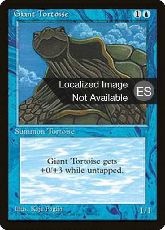 Giant Tortoise (4BB-076) - Fourth Edition Foreign Black Border