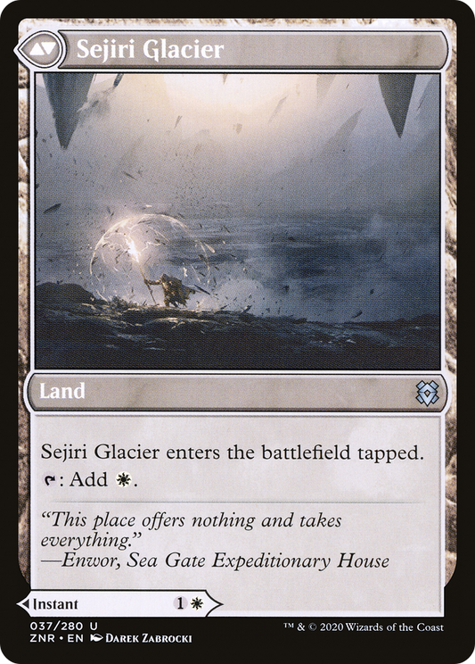 Sejiri Shelter // Sejiri Glacier (ZNR-037) - Zendikar Rising