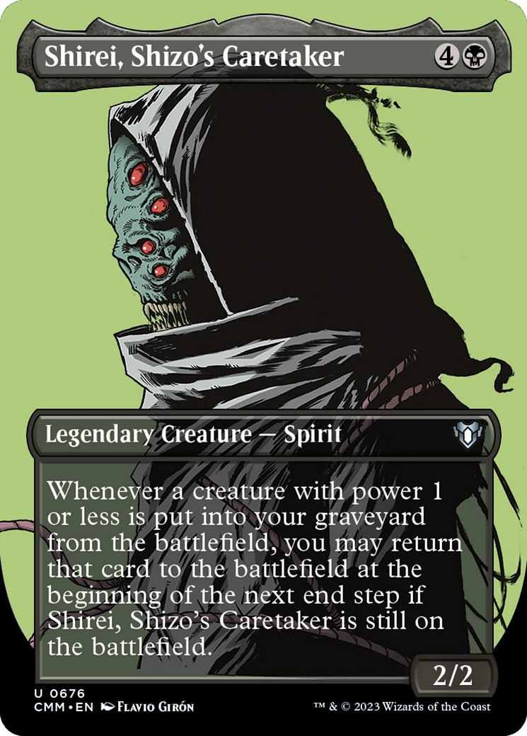 Shirei, Shizo's Caretaker (CMM-676) - Commander Masters (Borderless)