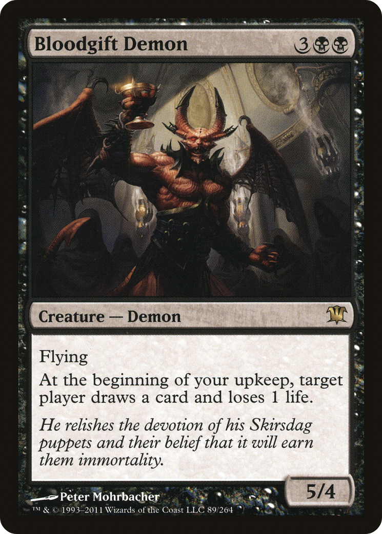 Bloodgift Demon (ISD-089) - Innistrad Foil