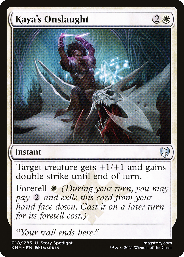 Kaya's Onslaught  (KHM-018) - Kaldheim Foil