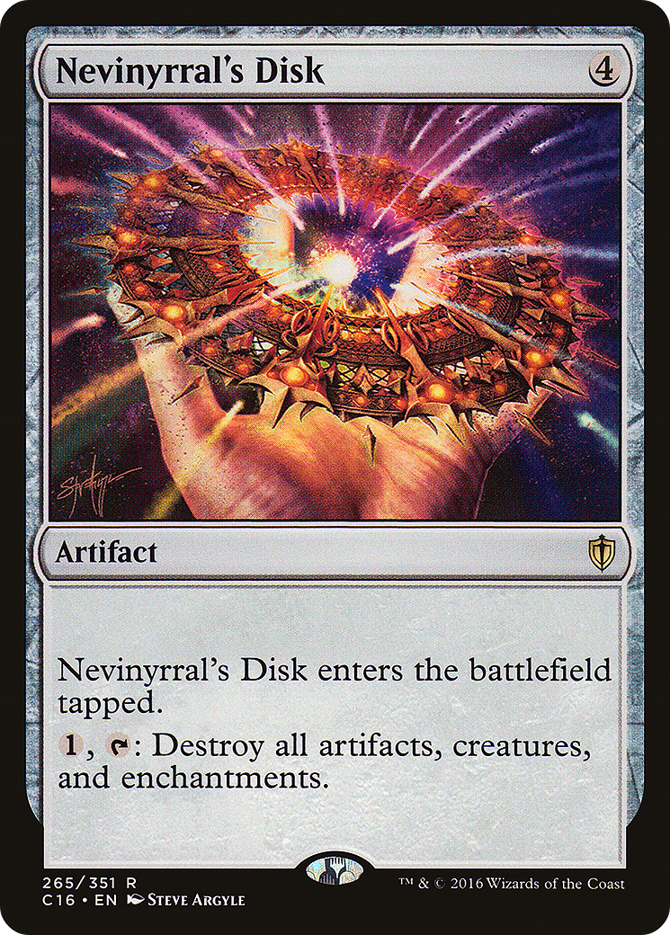 Nevinyrral's Disk (C16-265) - Commander 2016