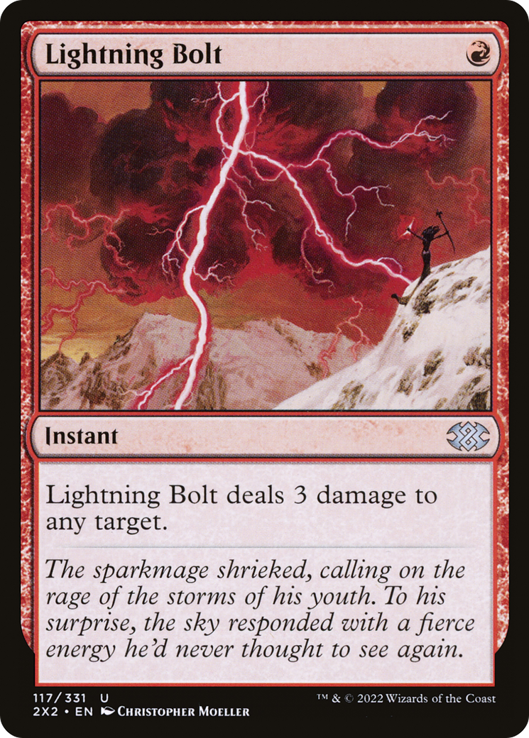 Lightning Bolt (2X2-117) - Double Masters 2022 Foil