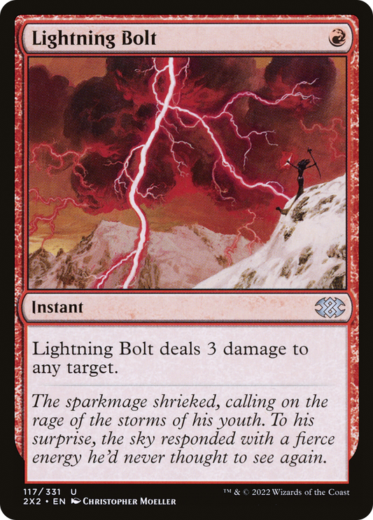 Lightning Bolt (2X2-117) - Double Masters 2022 Foil