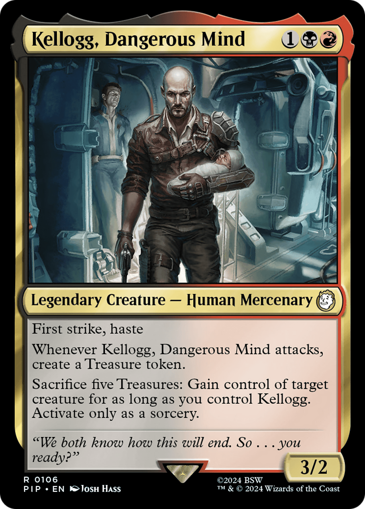 Kellogg, Dangerous Mind (PIP-106) - Fallout Foil