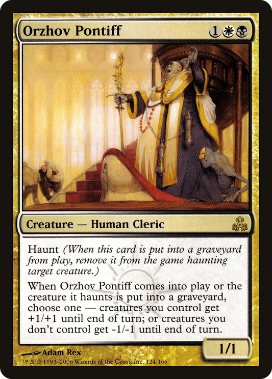 Orzhov Pontiff (GPT-124) - Guildpact Foil