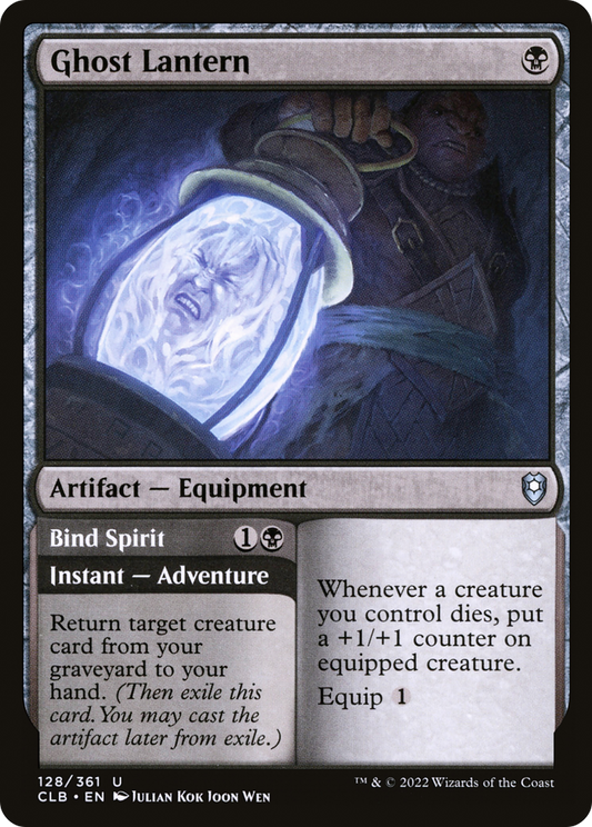 Ghost Lantern // Bind Spirit (CLB-128) - Commander Legends: Battle for Baldur's Gate Foil