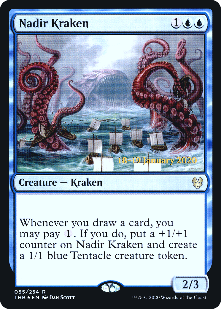 Nadir Kraken (PTHB-55S) - Theros Beyond Death Promos Foil