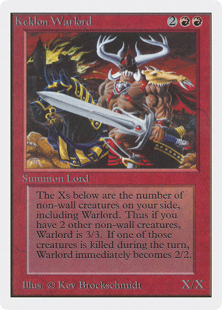 Keldon Warlord (2ED-161) - Unlimited Edition