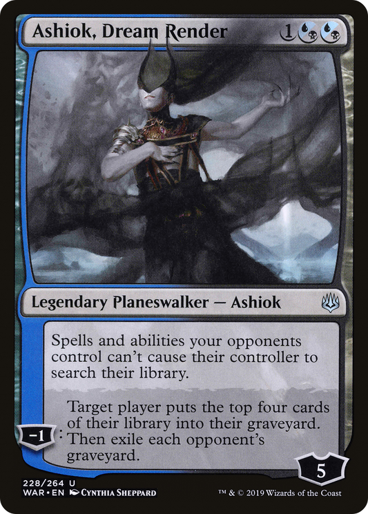 Ashiok, Dream Render (WAR-228) - War of the Spark Foil