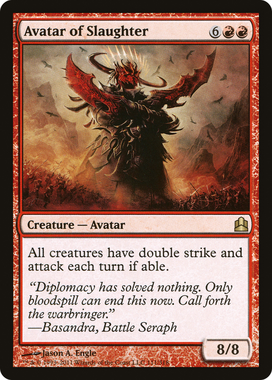 Avatar of Slaughter (CMD-111) - Commander 2011