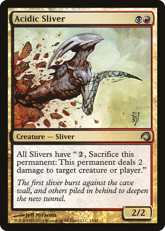 Acidic Sliver (H09-013) - Premium Deck Series: Slivers Foil