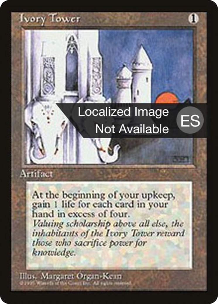 Ivory Tower (4BB-328) - Fourth Edition Foreign Black Border