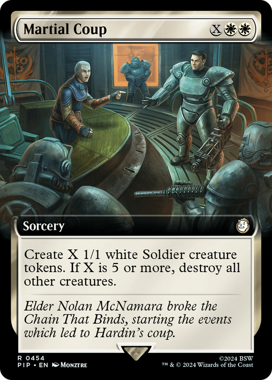 Martial Coup (Extended Art) (PIP-454) - Fallout: (Extended Art) Foil