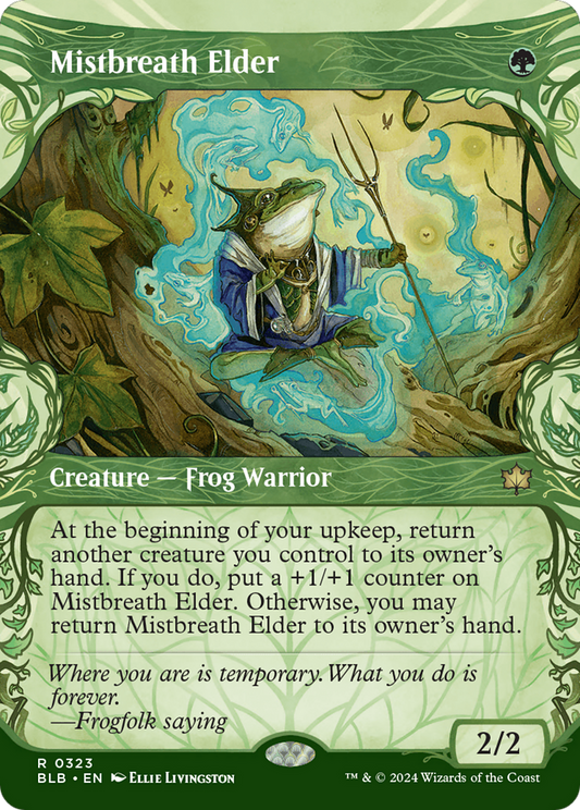 Mistbreath Elder  (Borderless)(BLB-323) - Bloomburrow: (Showcase)