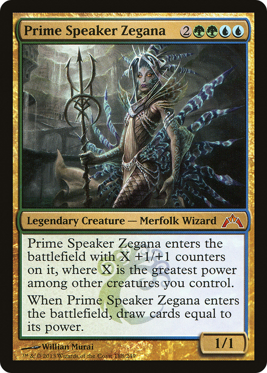 Prime Speaker Zegana (GTC-188) - Gatecrash Foil