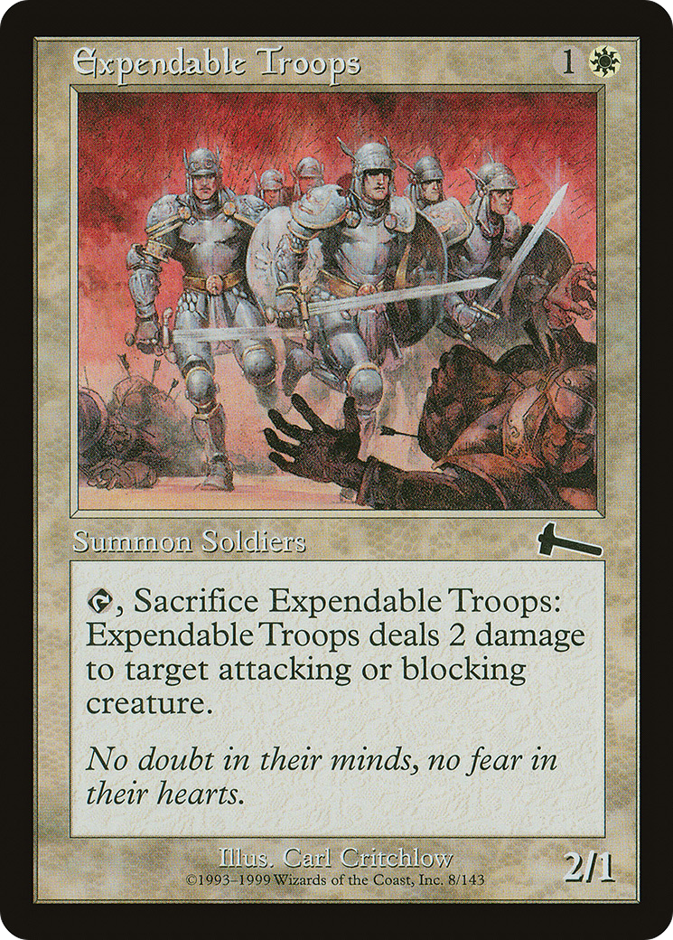 Expendable Troops (ULG-008) - Urza's Legacy