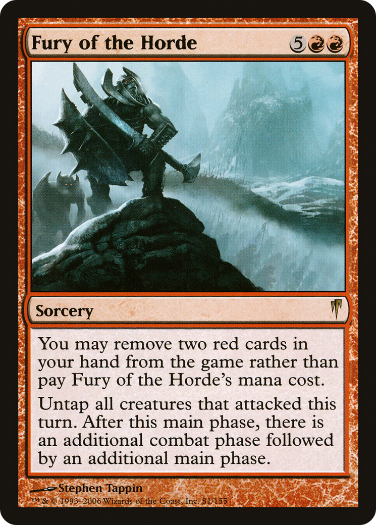 Fury of the Horde (CSP-081) - Coldsnap Foil