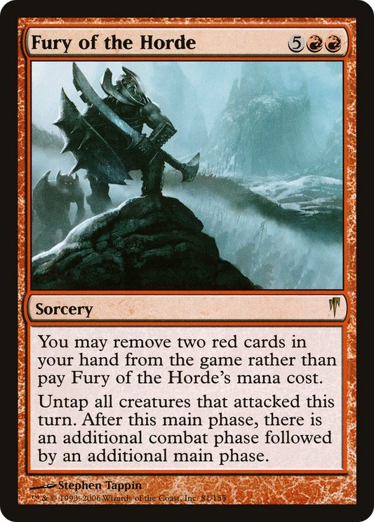 Fury of the Horde (CSP-081) - Coldsnap Foil