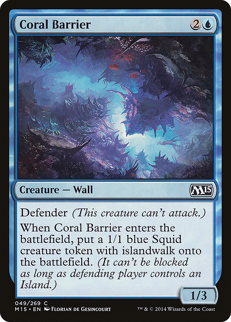 Coral Barrier  (M15-049) - Magic 2015