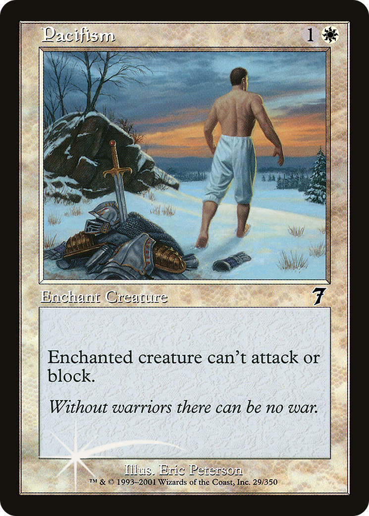 Pacifism (7ED-29★) - Seventh Edition Foil