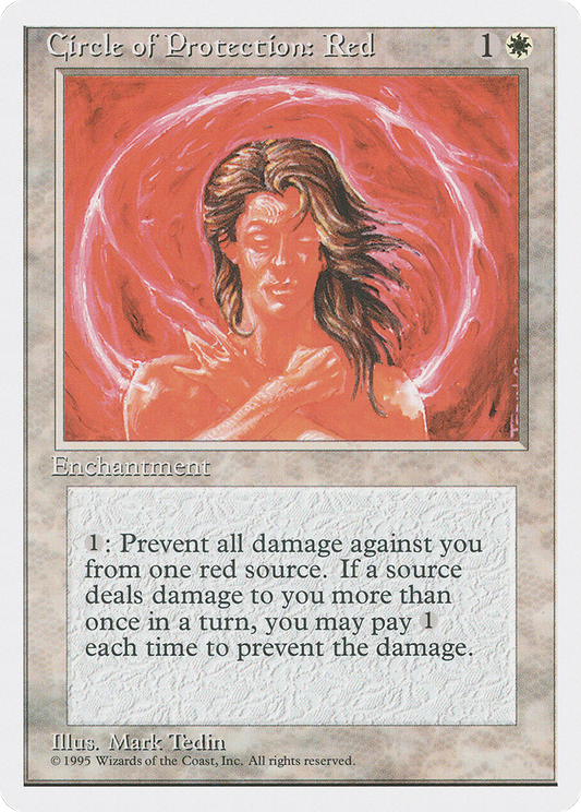 Circle of Protection: Red (4ED-) - Fourth Edition