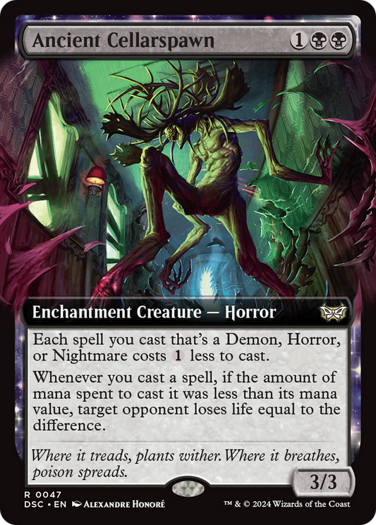Ancient Cellarspawn (Extended Art) (DSC-047) - Duskmourn: House of Horror Commander: (Extended Art)